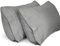 Lirex 2er Pack Kissenbezug 50 x 80 cm, Weiche Gebürstete Mikrofaser-Kissenbezüge, Hotelverschluss kopfkissen bezug，Kopfkissenbezug aus weichem Mikrofaser ，Oeko-TEX Zertifiziert (Grau)