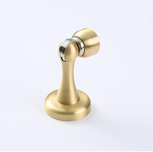 FREEDL Gold Türstopper Magnetisch Wand, Messing Türstopper Boden mit Schrauben, Vintage Magnet Türfeststeller für Boden oder Wand, Türfeststeller Magnetisch für Küche Schlafzimmer Garage