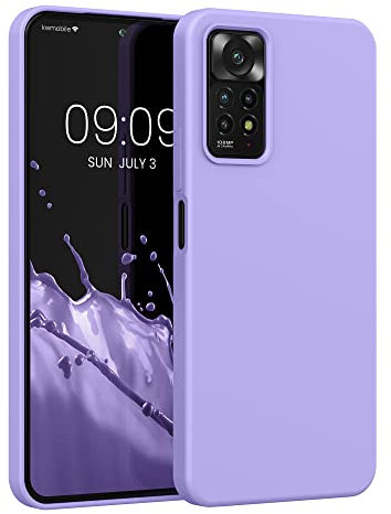 kwmobile Carcasa Compatible con Xiaomi Redmi Note 11 Pro/Note 11 Pro (5G) / Note 12 Pro (4G) Funda - Case TPU y Silicona antigolpes - Apto Carga inalámbrica - Lila
