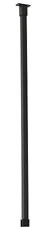 MILANO 820mm Ceiling Mounted Shower Enclosure Screen Support Arm Bar Black | Stainless Steel Construction. Ceiling Mounted Design. For 6-8mm Screens. Contemporary Style. Offers Secure Installation.