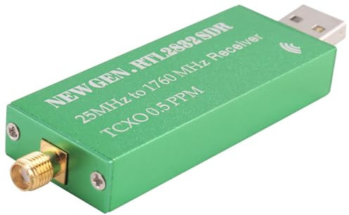 Adaptador USB -SDR RTL2832U + R820T2 + 1Ppm TCXO TV Receptor sintonizador