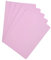 Raylu Paper - Lot de 25 Sous Chemises Cartonnées pour Documents, avec Fentes pour Ajouter des Attaches, Sous Dossiers en Papier Cartonné Épais de 200 g, Couleurs Vives (Rose, Folio)