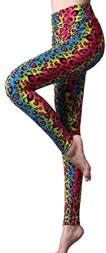 Women's Fashion Print Leggings Yoga Pants Cartoon Patterns One Size for Fitness Jogging Gymnastics