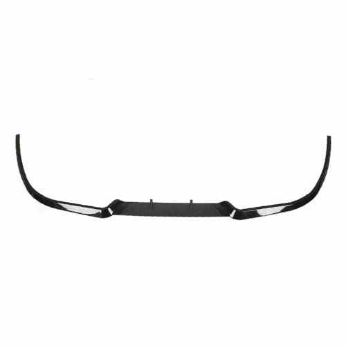 Frontstoßstange Kinn Frontspoiler Lippe Frontspoiler 114cm für Seat Leon Schwarz glänzend Frontstoßstange Kinn Frontspoiler Lippe Frontspoiler Stoßfängerlippe stoßfest (Glänzend schwarz)