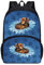 Amzbeauty Eulen-Rucksack für Mädchen, Kinder, 43,2 cm, Rucksäcke für Grundschüler, Kinder, Schulanfang, Geschenk, Ein Dackel Hund