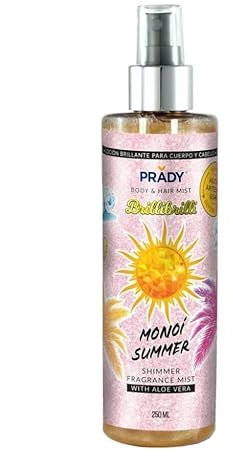 Prady - Body-Splash Bruma de Cuerpo y Cabello Sweet Macadamia - Unisex - 250ml - Brillo y Aroma Dulce