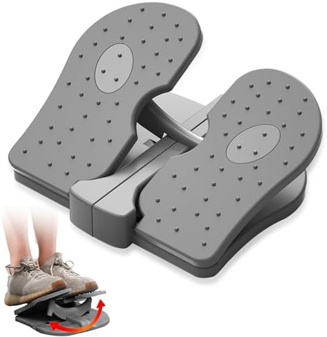 Stepper Per Scale, Stepper Per Piedi Mini Stepper Trainer Stepper Per Fitness Pieghevole Per L'home Office(Grigio)