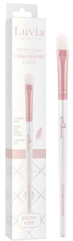 Professioneller Make-up Pinsel Luvia, Flüssiger Lidschatten Schminkpinsel, Eyeshadow Pinsel, Concealer Pinsel, Augenpinsel, veganer Kosmetikpinsel, 310 // Cream Shader - Candy