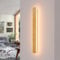 AOEH Holz Wandleuchte LED Wandlampe Lange Innen Wandbeleuchtung Moderne Dimmbare Wandleuchte Mit Fernbedienung 21W Holz Nachtlampe Wandlampen Für Schlafzimmer Wohnzimmer Flur Treppenhaus Lampen,60cm
