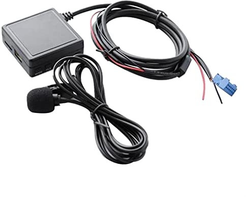 VECES Adaptateur Audio Bluetooth for voiture, Microphone AUX USB, Radio RCD RNS210 310 315 for Passat B7 Polo Golf 6 Tiguan Adaptateur De Port AUX