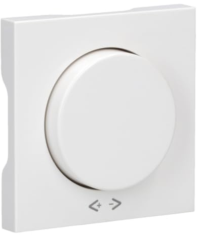 Panasonic WDTR05201WH Karre Plus 55 Zentralscheibe mit Knopf für Dreh-Dimmer reinweiß 55x55 mm