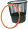 KOMBIUDA Garbage Can Basketball Trash Can Office Waste Paper Bucket Rubbish Storage Can Bathroom Trash Holder Rubbish Container Wastebaskets Trash Basket Storage Basket Waste Bins
