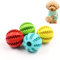 Roysmart 4 Stück Robuster Hunde Ball, Hundeball mit Zahnpflege-Funktion, Bissfestes Hundespielzeug, Naturgummi Hund Feeder Ball für Kleine Hunde (5cm)