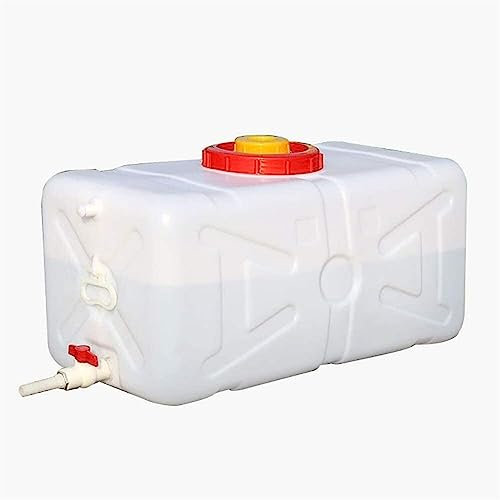 GLETSF Réservoir d'eau Multifonction pour véhicule de Camping en Plein air à Usage Domestique pour Voiture Portable avec Robinet de réservoir de Carburant Lavable (50 l)