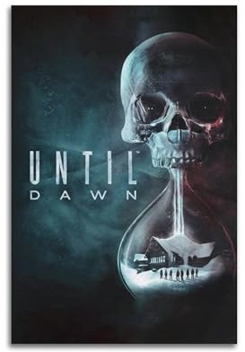 SUEJGUSJLU Poster Until Dawn, Videospiel-Poster, dekoratives Gemälde, Leinwand, Wandposter und Kunstdruck, moderne Familienschlafzimmer-Dekoration, Poster, 20 x 30 cm