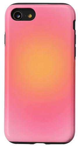 Pink And Orange Gradient Cute Aura Aesthetic Case for iPhone SE (2020) / 7 / 8