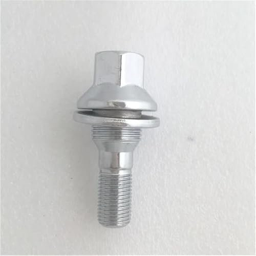 Cttabkl Kompatibel Mit Citroen Für C5 C4L Radschrauben Radmuttern Reifen Reifenschraube Flachsitze M12 X 1,25 59 MM Radschraubenmuttern