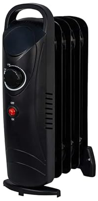 Radiateur Electrique Mobile Bain d'Huile Baneos Sannover 500 W Noir