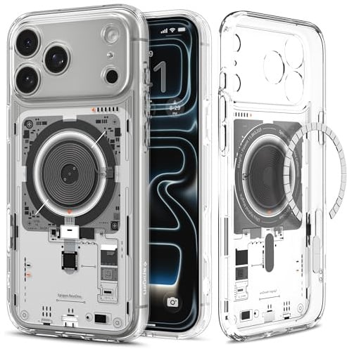 Spigen iPhone 17 Pro Hülle Ultra Hybrid MagFit -Neo One | Kompatibel mit MagSafe, Anti-Yellowing, Air Cushion Tech, Militär-Grade Schutz, Spigen Zero One Edition