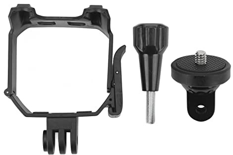 Segrehy Sports Camera Expansion Bracket Plastic Black Motion Camera Accessories Fit for Mini 3 Pro