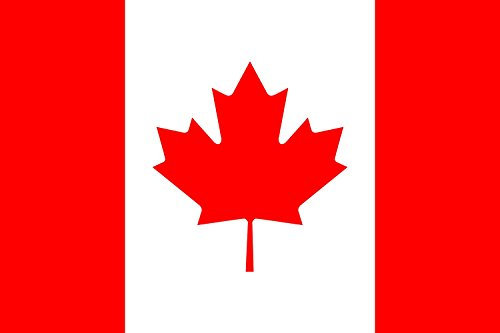 magFlags Flagge: XS Kanada | Querformat Fahne | 0.375m² | 50x75cm » Fahne 100% Made in Germany