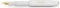 Kaweco CLASSIC SPORT Füllhalter White mit vergoldeter Edelstahlfeder und Iridiumspitze für Tintenpatronen I Füllfederhalter 13 cm I Füller in Weiß I Federbreite: F (Fein)