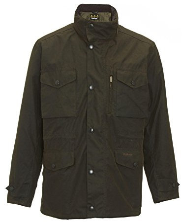 Barbour Sapper Wachsjacke für Herren, Olivgrün