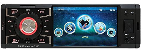 Autoradio, Voiture Stéréo, Car MP5 Player, Lecteur Multimedia PNI Clementine 9545 1DIN 4 Pouces écran, 50W x 4, Bluetooth, Radio FM, SD et USB, 2 RCA vidéo in/Out