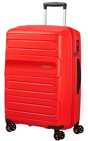 American Tourister Sunside Spinner 68 Erweiterbar, 3.7 KG, 72.5/83.5L, Rot (Sunset Red)