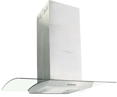 vidaXL Campana Extractora de Techo 90cm Acero Inoxidable 756m³/h LED Cocina