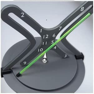 Fibonacci Clocks The Hyperbola Clock - Grüner fluoreszierender Arm