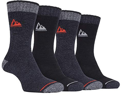 Storm Bloc - 4er Pack Herren Atmungsaktiv Antiblasen Polsterung Wandersocken