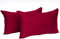 Laneetal 2 Set Kissenbezug 30x50cm Bordeaux - 100% Baumwolle Kissenhülle mit Reißverschluss, Weicher Kissenbezüge Doppelpack Sofakissenbezug (Ohne Füllung)
