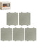 5 PCS Waveguide Cover, Universal Mica Sheet for Microwave Oven, Cut to Size, 108mmX99mm, 5 Pack（See Figure 2 for Specific Dimensions）