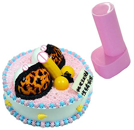 WonDerfulC Creative Cake Backen Silikonform Spaß männlich Penis Modell Seife Kerze Ton Formen 3D Epoxy Epoxyform (klein)