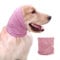 EASY JOY Ohrenschützer Hund, Ohrenschützer für Hunde, Lärmschutz, Warmer Hals und Ohren des Hundes, angenehmes Tragegefühl, Linderung von Angstzuständen, beruhigender Gehörschutz für Hunde, Rosa L