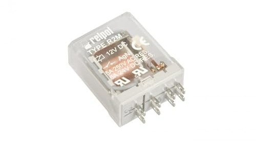 Industrielles Relais 2P 5A 12V DC AgNi R2M-2012-23-1012 617170 Relpol 590005176494