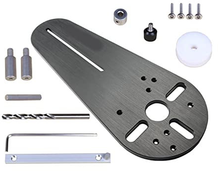 Circle Cutting Jig For Bosch Makita Electric Hand Trimmer Wood Router Milling Circle Trimming Machine Accessories DaJiKan (Color : B)