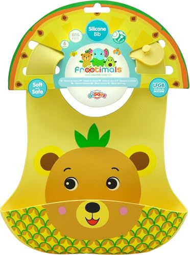FROOTIMALS Babero Silicona Bubba Tropibear