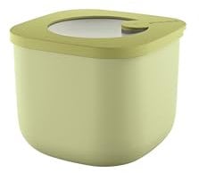 Guzzini - Kitchen Active Design, STORE&MORE BIO, Recipientes Herméticos Altos para Nevera/Congelador/Microondas (S) - Verde Aguacate, 12,2 x 12,2 x h9,8 cm | 750cc - 170722253