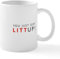BAAROO Suits You Just Got Litt Up!-Tasse, 325 ml, weiße kleine Keramik-Kaffeetasse, Teetasse, 325 ml