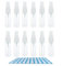 ZHIYE 12PCS Spray Bottle, 20ml Plastic Refillable Spray Bottle Clear Empty Fine Mist Atomiser Travel Bottle with Labels for Cleaning Make-up Cosmetic Hair