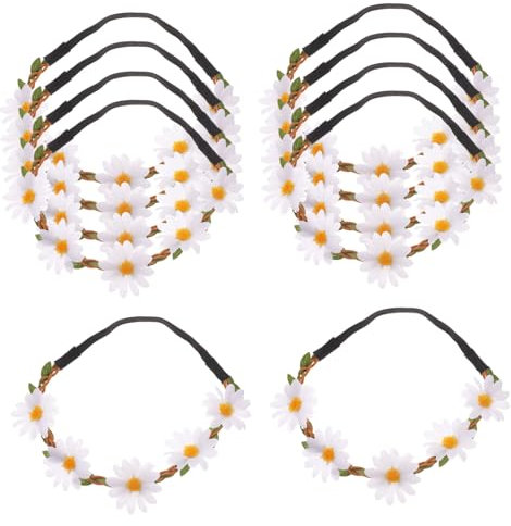 minkissy 30pcs Bridal Hair Accessories for Women Daisy Hairband Flower Design Headband Girls Hair Decors