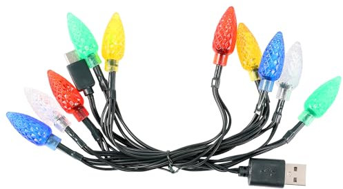 OSALADI 1pc Light String Data Cable Charging Cable Holiday Phone Charger Christmas Light Charger Light up Type c Phone Charger Garage Smart Bulbs USB Charging Line Multifunction Filler PVC