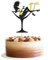 1 Stück 17th Sitzendes Mädchen Tortendeko, 17th Geburtstag Cake Topper Glitter High Heel Mädchen Kuchen Deko für Mädchen Lady Spa Bachelorette Thema Geburtstag Party Kuchen Dekorationen Gold