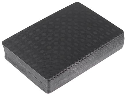 Toyvian Solid Pokerkarten Mit Kreativem Muster Für Brettspiele Im Home Bar Und Büro Für Spieleabende Und Partys Wasserfest Und Langlebig