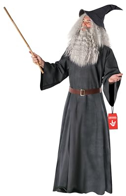 Morph Zauberer Kostüm Herren, Schwarz, L, XL, Halloween, Zauberer