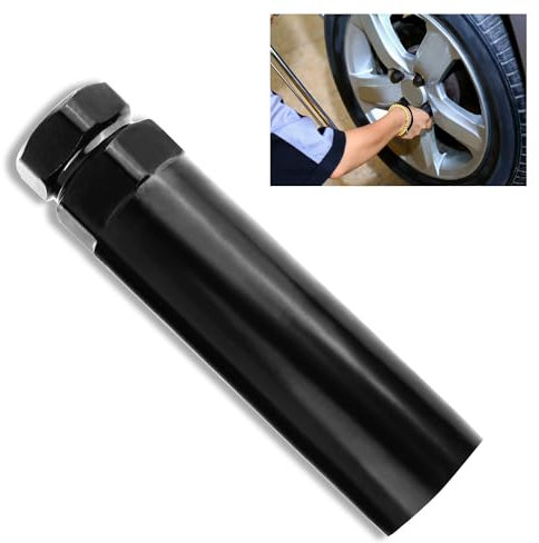 Large 6 Spline Lug Nut Socket,Wheel Lock Key Replacement for Aftermarket 6 Spline Lug Nut,Wheel Lock Removal Tool for 21 mm(13/16 Inch)&22 mm(7/8 Inch) Hex Socket Wrench (Large 6 Spline)