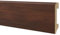 Battiscopa in duropolimero effetto legno noce - Zoccolo da cucina 2000x75x14 mm - Battiscopa resistente agli urti