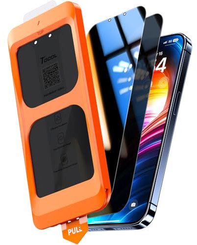 TOCOL 2 Pack for iPhone 13 Pro Max/iPhone 14 Plus Privacy Screen Protector 6.7-Inch, True 25°Anti Spy, Instant Installation, Tempered Glass, Case Friendly, Coverage Protection